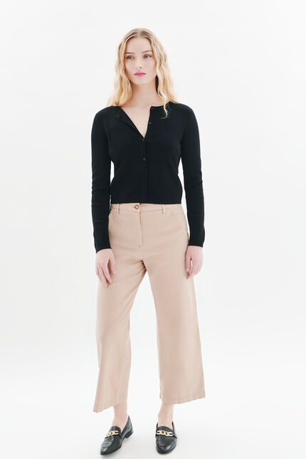 Gilet Mwindsor noir femme