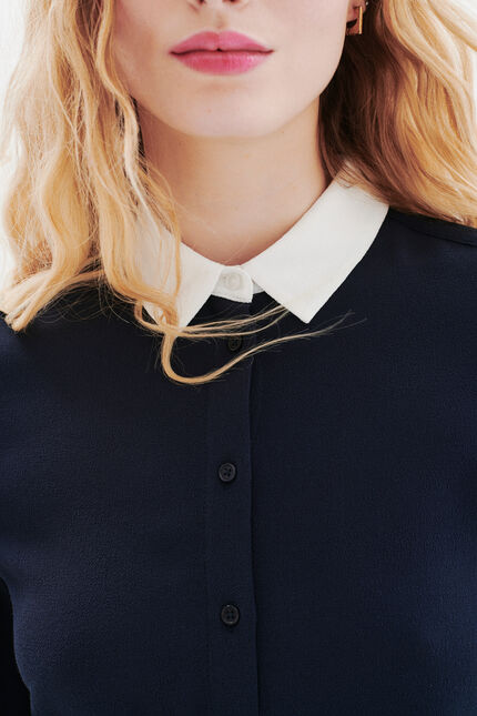 Chemise Cbrendon bleu marine femme