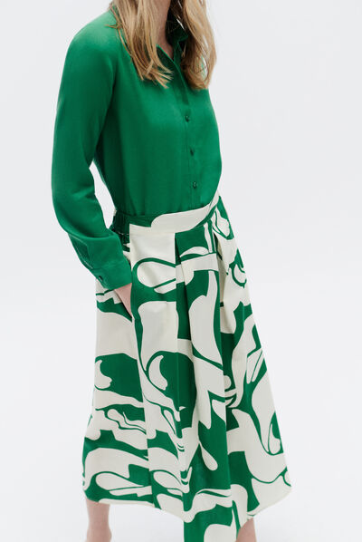 Jupe janalica vert menthe femme