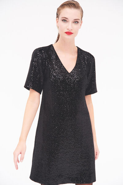 Robe rafaela noir femme