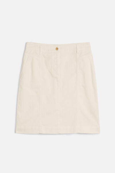 Jupe lazuna b beige femme
