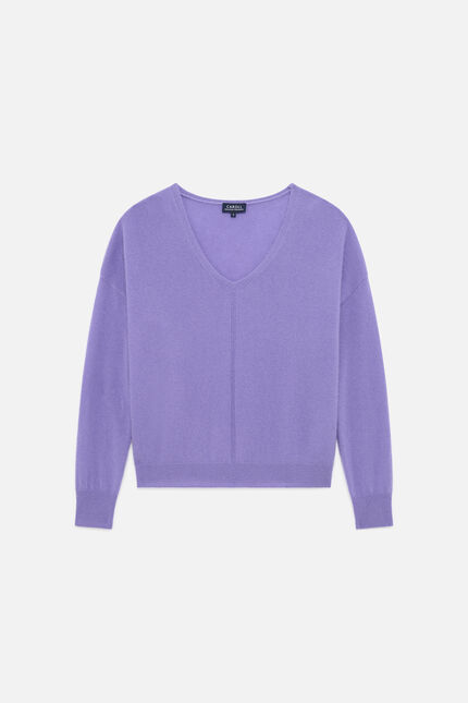 Maglione Mthelmina 100% cashmere malva donna