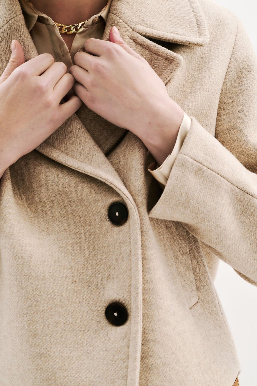 Manteau Georges sable femme