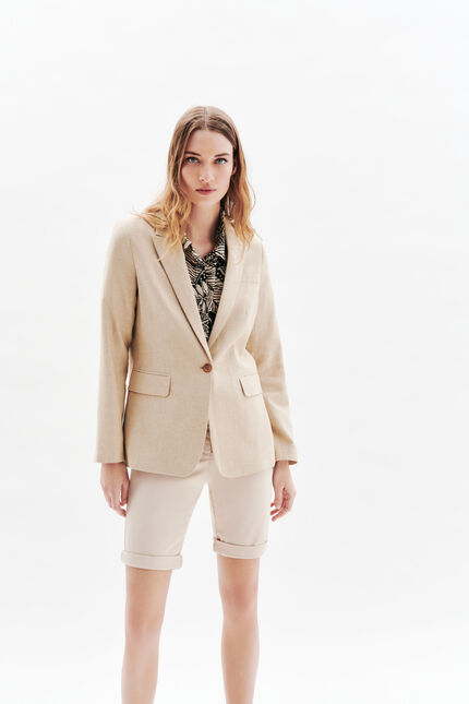 Veste volcan sable femme