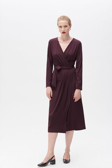 Rwillou dress burgundy woman