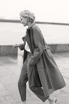 Genie coat taupe woman