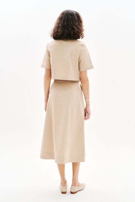 Jupe Johanna taupe femme
