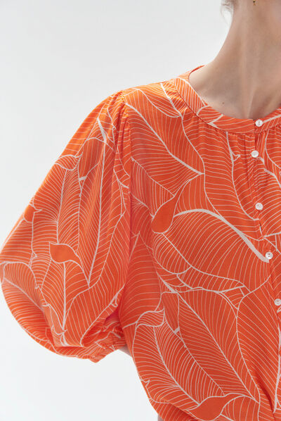 camicetta noella arancio donna