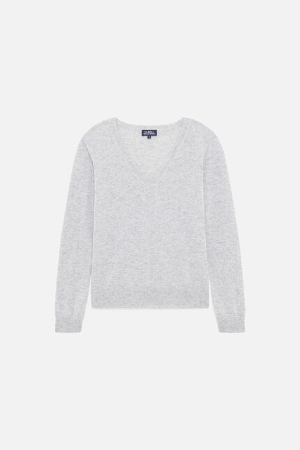 maglione marianne2 100% cachemire grigio donna