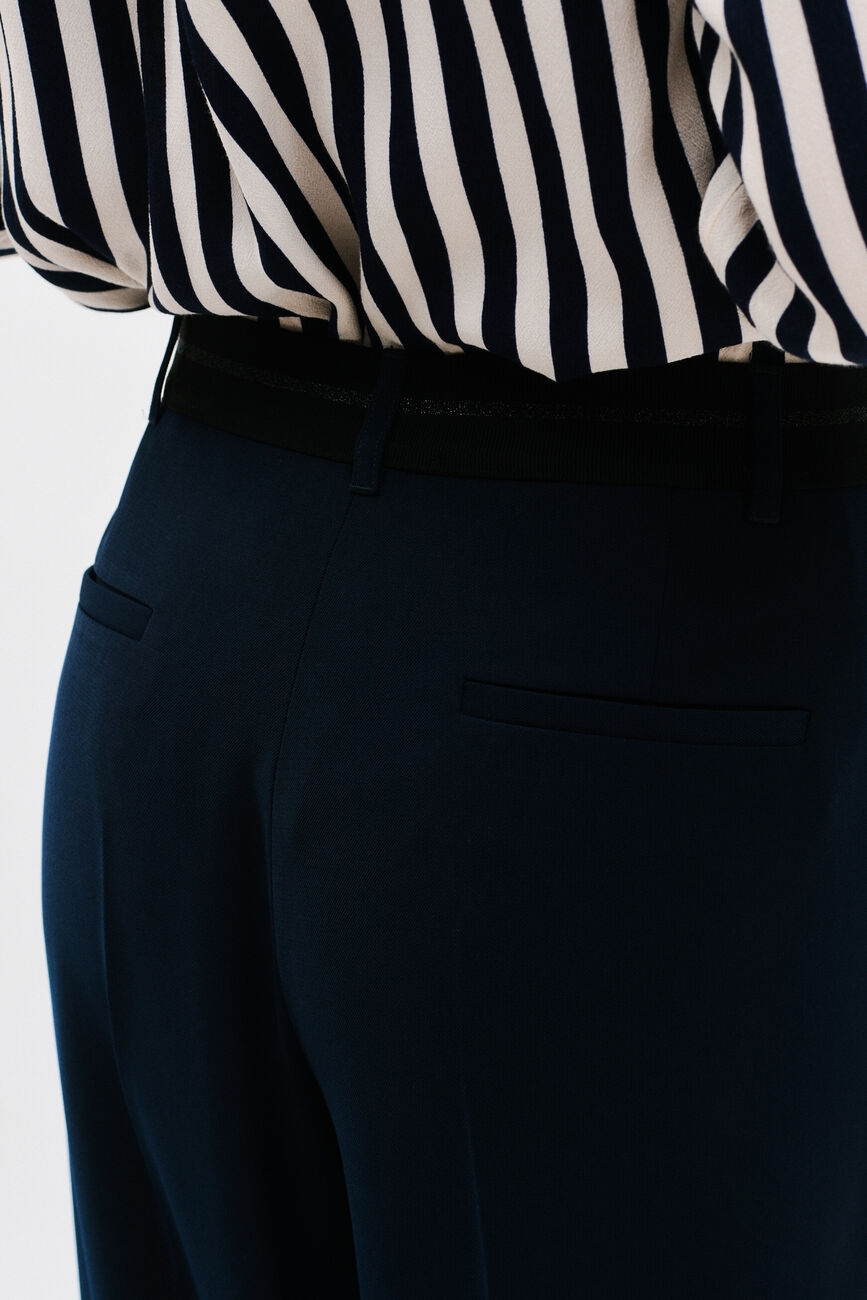 Pantaloni Presley blu navy donna