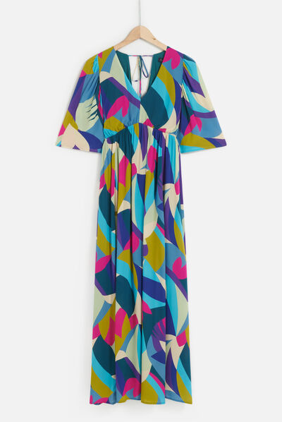 Robe ari violet femme