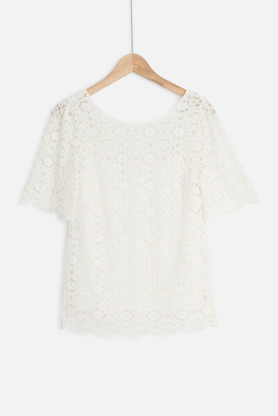 Blusa New Liam avorio donna