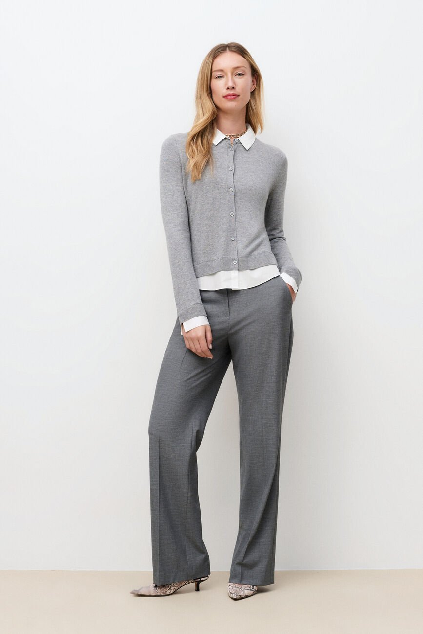 Pull Mlenny gris femme