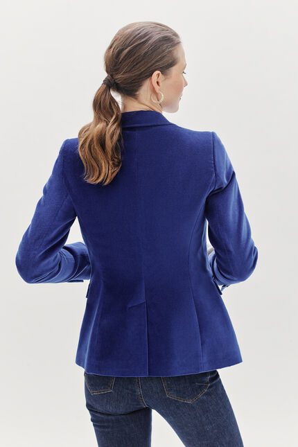 blazer aurora bleu roi femme