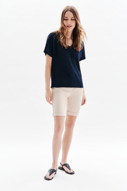 T-Shirt Tmiguel marineblau damen