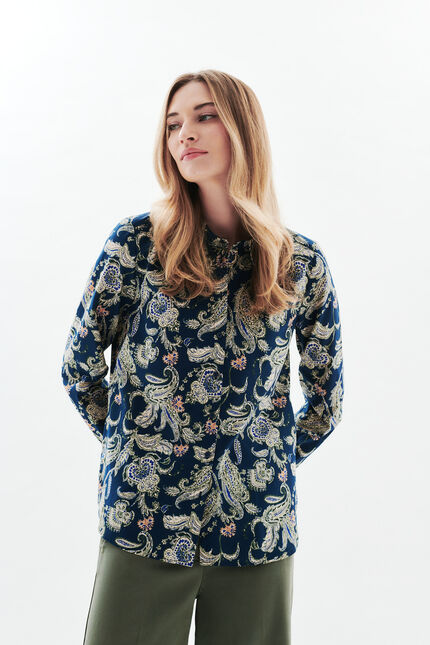 Chemise Jessica2 bleu marine femme