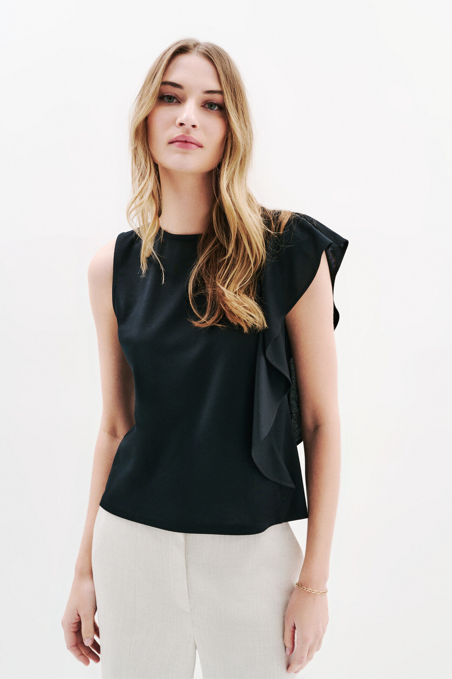 T-shirt Tonko noir femme