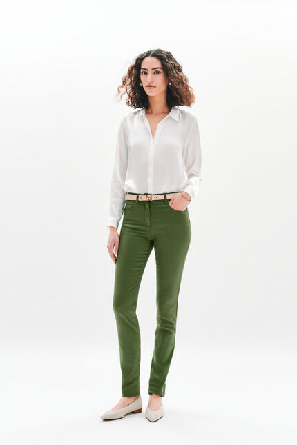Pantalon Tomc vert kaki femme