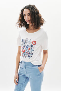Telegance T-shirt electrisch blauw vrouw