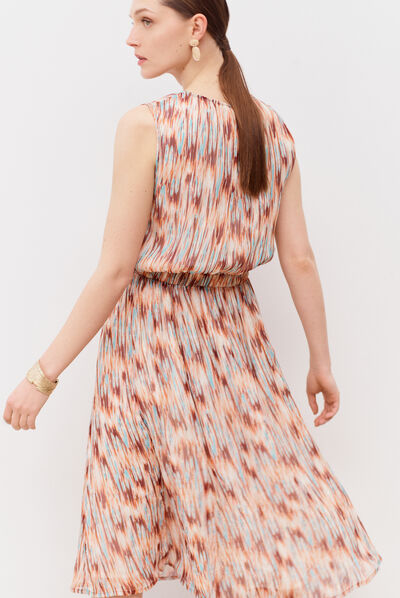 abito iris arancio donna