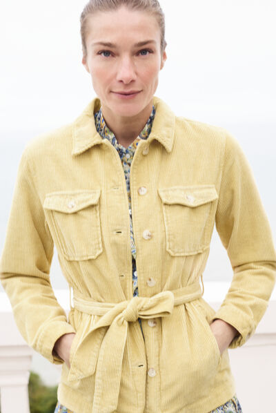 veste kala jaune citron femme