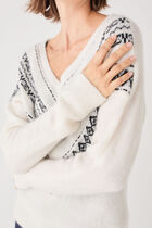 Sweater msteven ecru woman