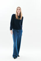 Mdona sweater navy blue woman