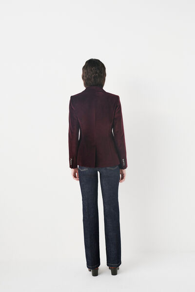 Blazer Aurora prugna donna