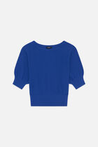 Joan oversized sweater electric blue woman