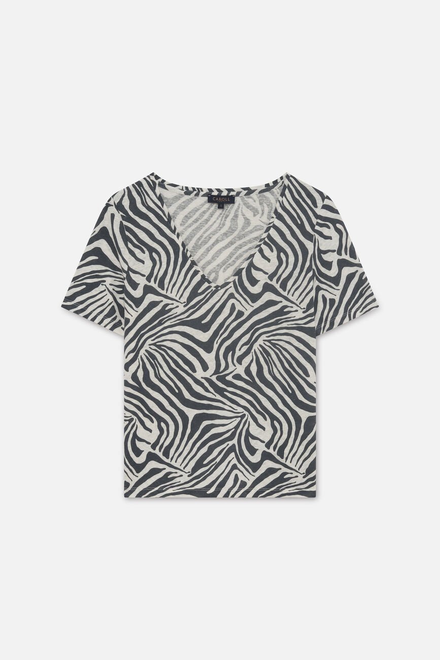 T-shirt Tmario gris foncé femme