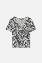 Tmario t-shirt dark grey woman