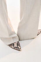 Escarpi3 natural leather sandals beige woman