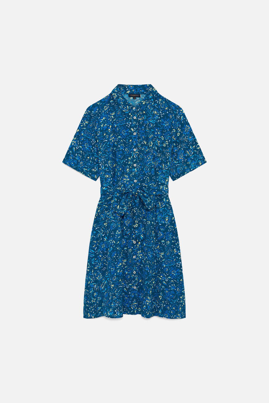 Robe Romeo bleu marine femme