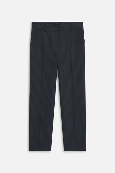 Broek Psidiko4 marineblauw vrouw