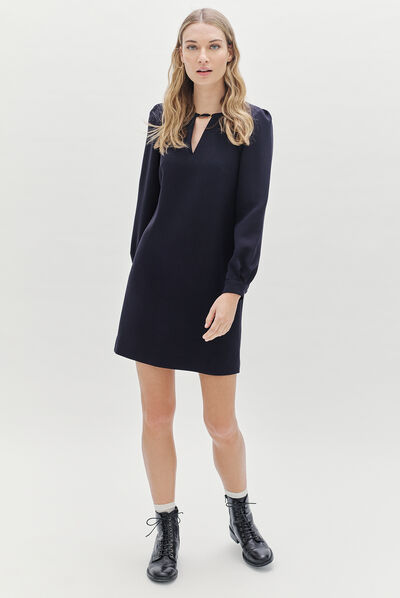 robe zenda bleu marine femme