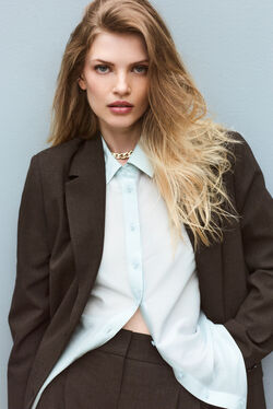 blau grau damen