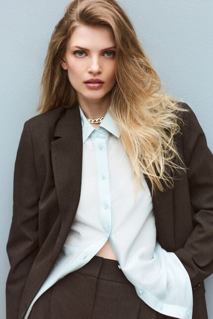 blau grau damen