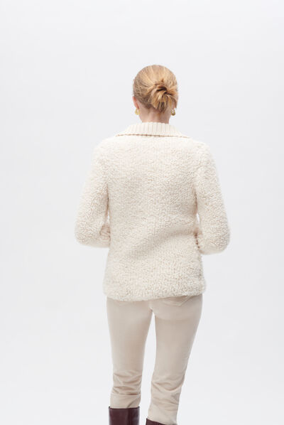 Veste mars ecru femme