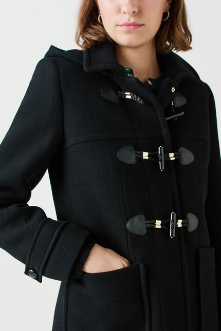 Manteau Ganville noir femme