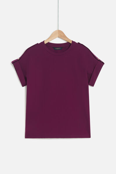 T-shirt tonie violet clair femme