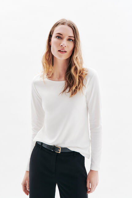 Camiseta Tluc blanco mujer