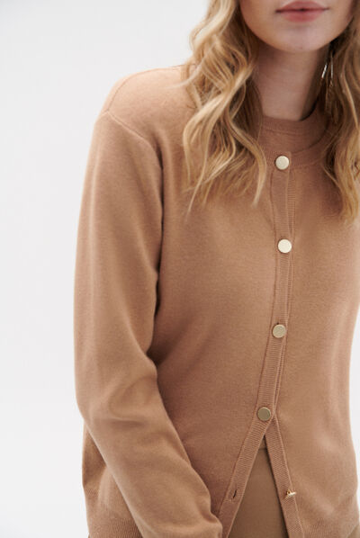 cardigan harold camel femme