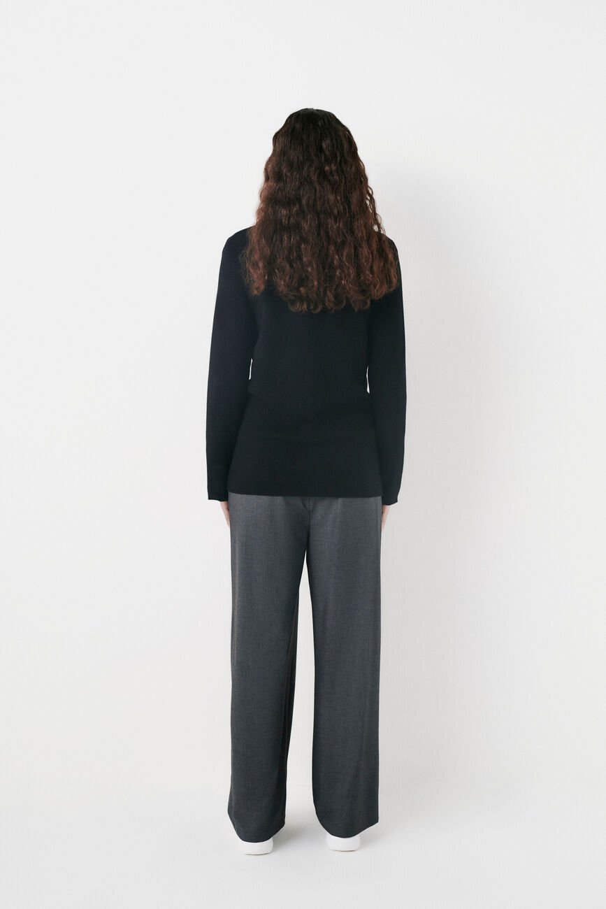 mdiane 100% wool jacket black woman