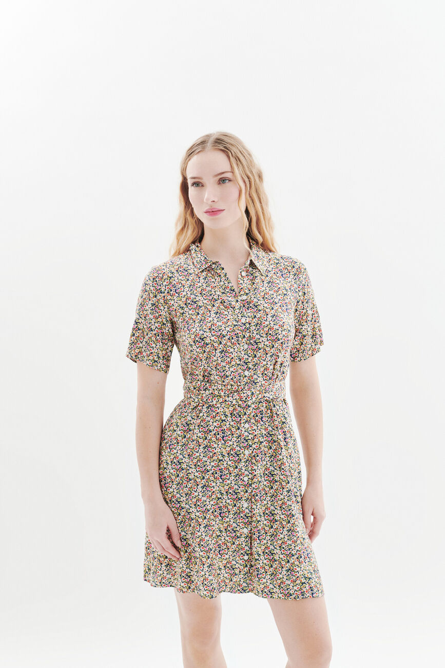 Robe Romeo bleu marine femme