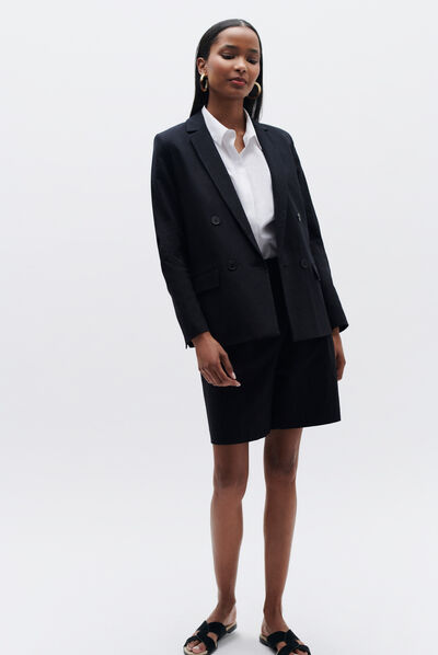 blazer amelie noir femme