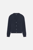 Mdonatella cardigan navy blue woman