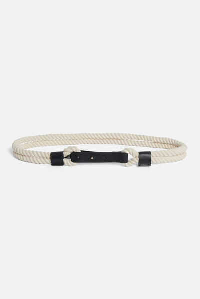 ceinture cordy ecru femme
