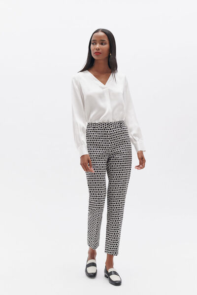Broek Pgabin3 zwart vrouw