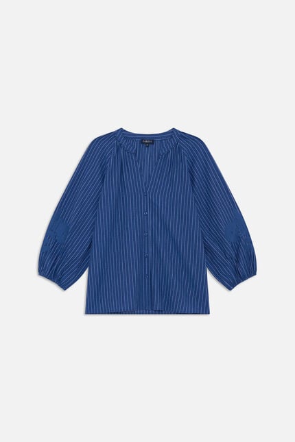 Chemise Caubierayee bleu marine femme