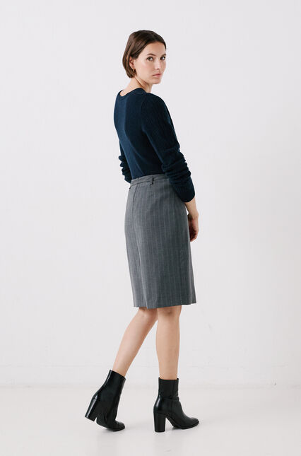 Jupe johanna1 gris fonce femme